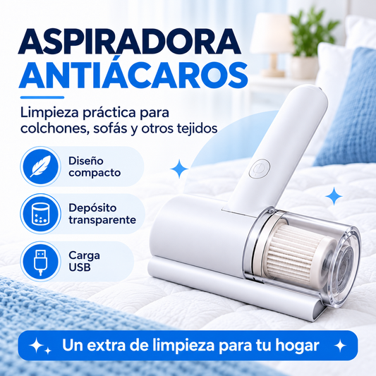 Aspiradora Antiácaros UV Portátil