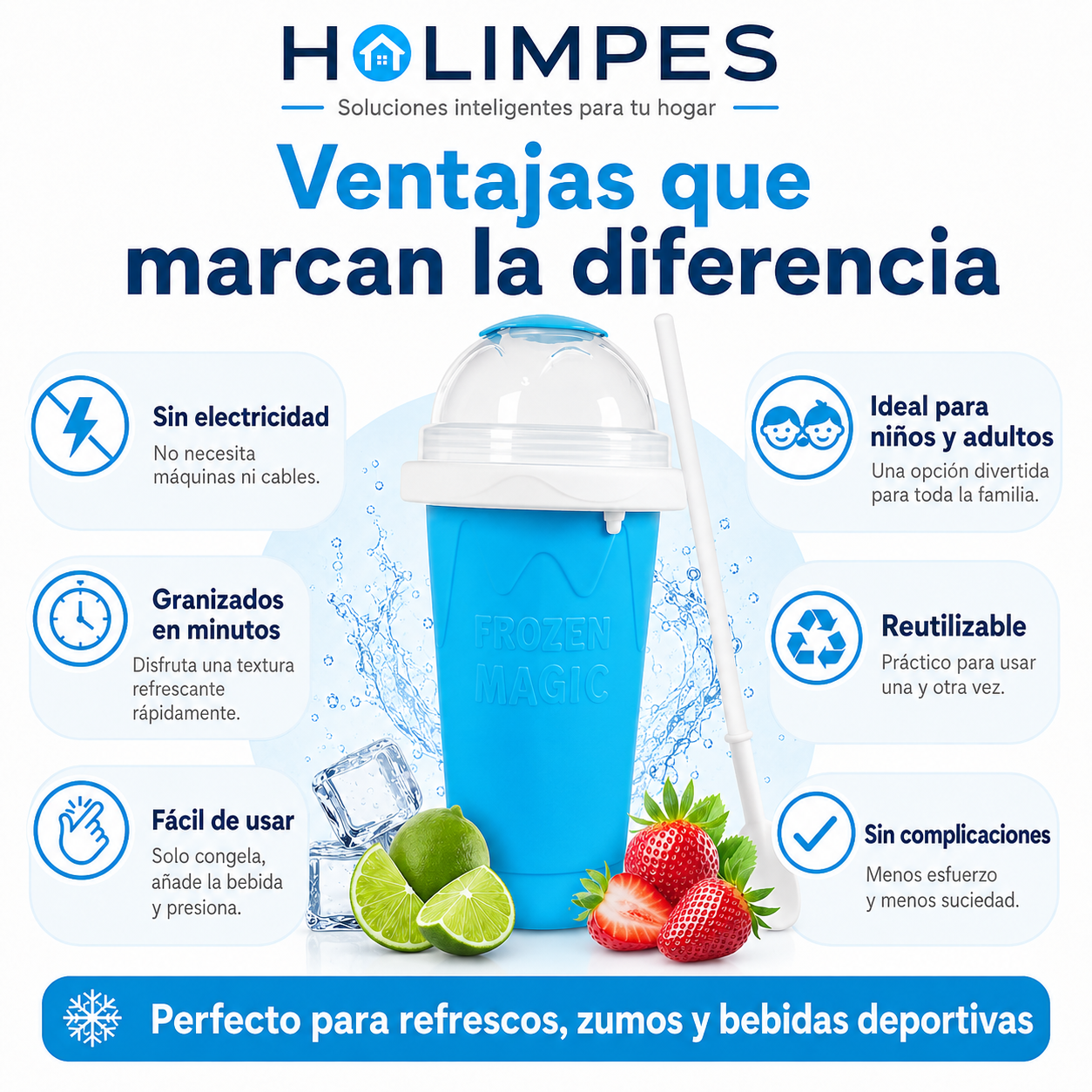 Vaso Granizador Frozen Magic