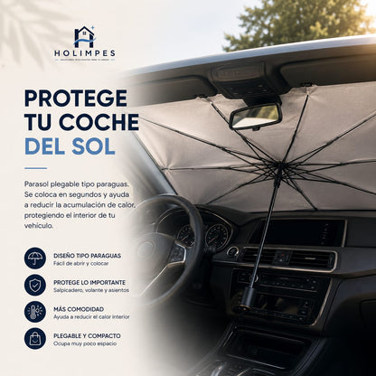 Parasol Plegable para Coche Tipo Paraguas