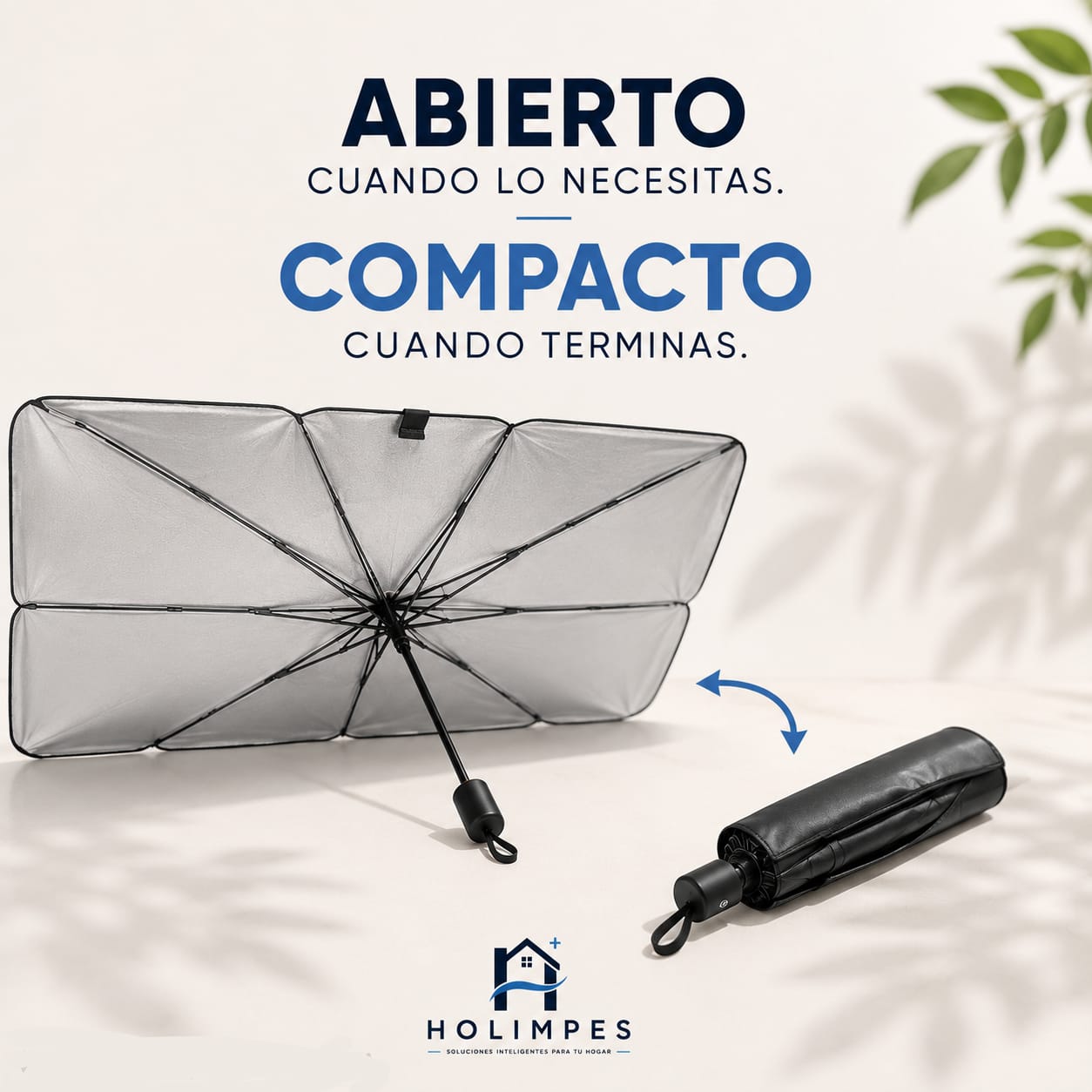Parasol Plegable para Coche Tipo Paraguas