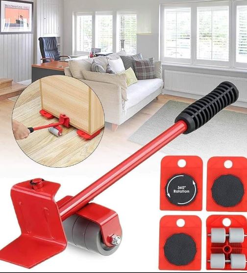 Kit Elevador y Desplazador de Muebles