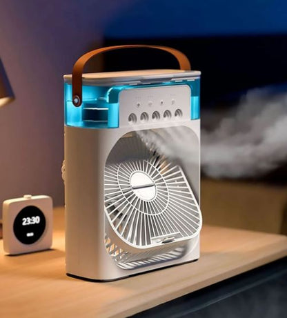 Ventilador Humidificador Portátil con Depósito de Agua
